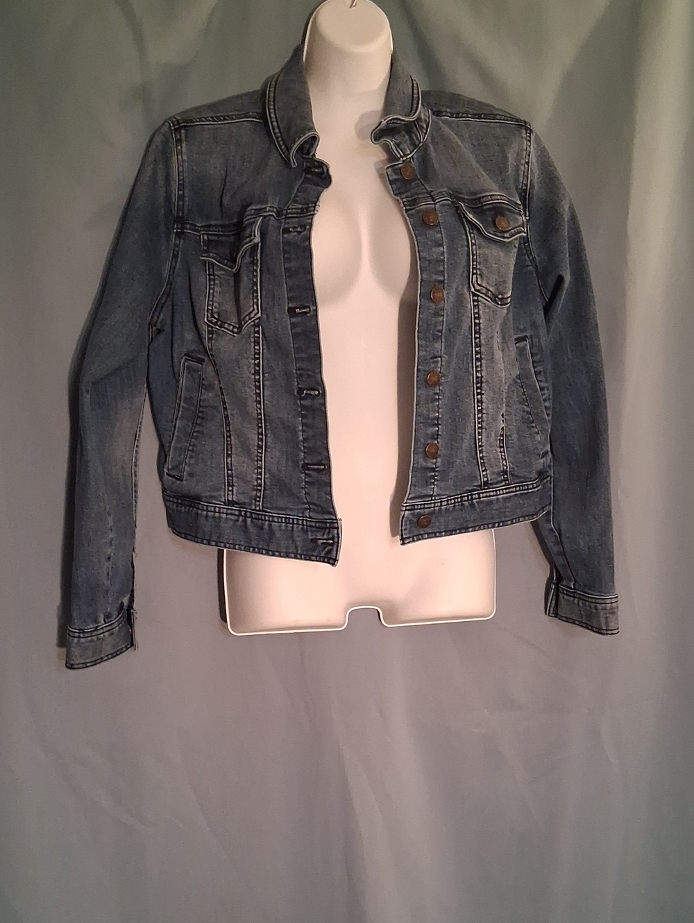 Classic Women's Light Blue Denim Jacket